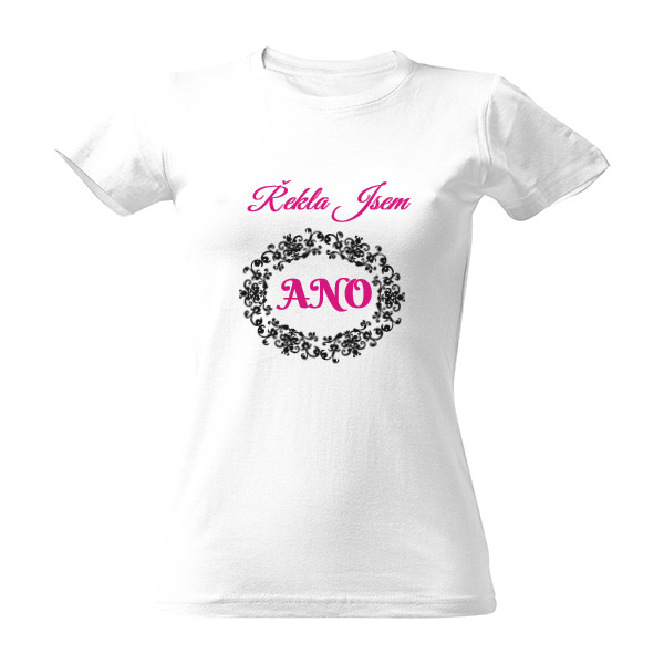 Tričko s potiskem ANO!