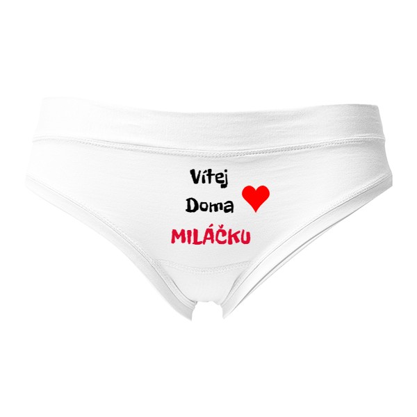 Kalhotky Fox - Výprodej s potiskem Vítej Doma